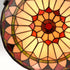 Vintage Tiffany Style Mission Semi Flush Ceiling Light